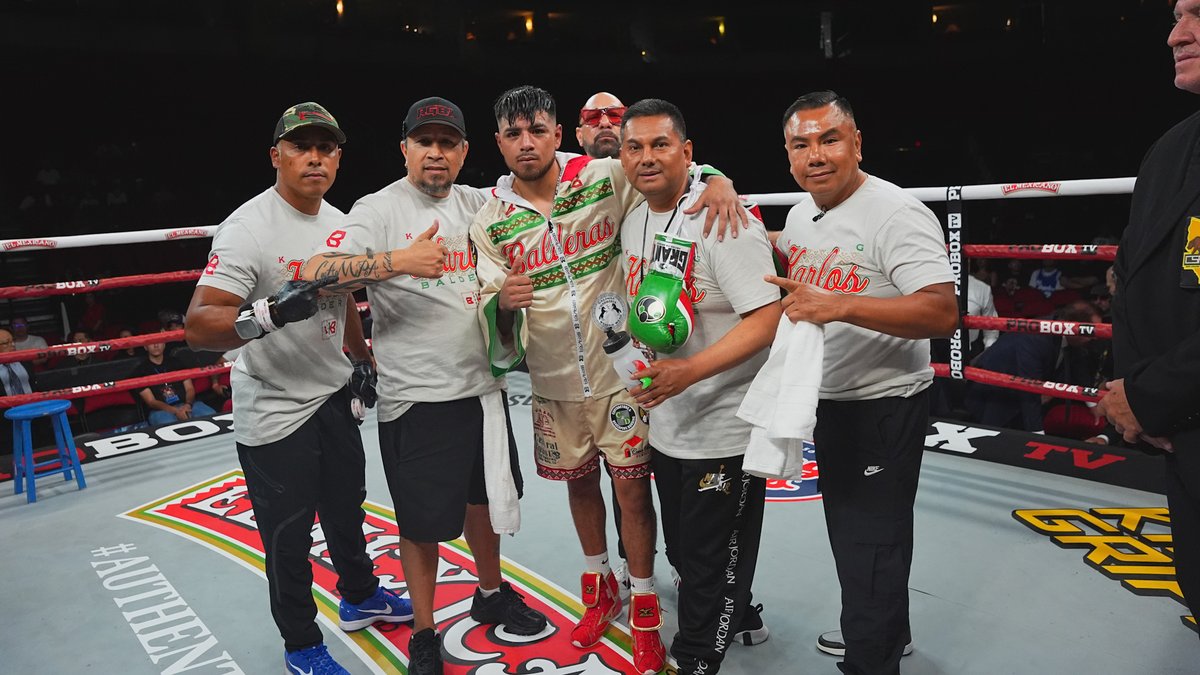 ProBox_TV's tweet image. First fight of the night set the tone! π₯
Karlos Balderas closes the show with a knockout in Round 8 to kick things off in style!
πΊ Live now on the ProBox TV YouTube channel!