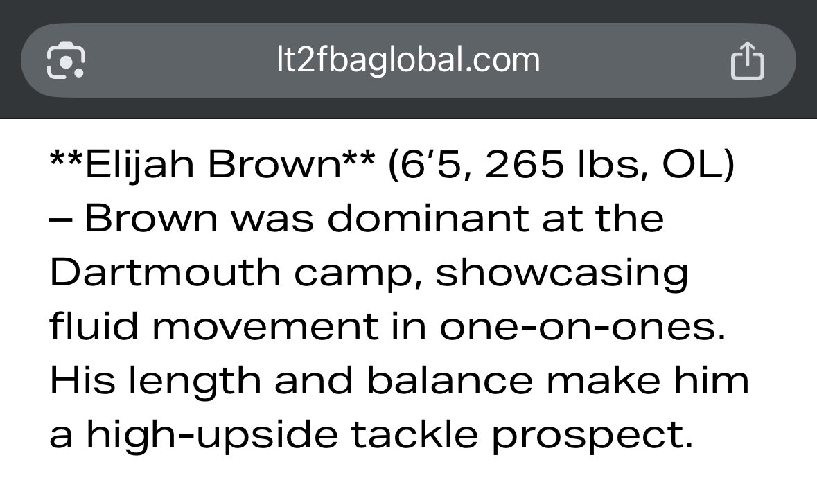 elijah_brown_fb's tweet image. Thank you @LoganTillman for writing about me in his newest blog! lt2fbaglobal.com/blog/y2xwgcm24…