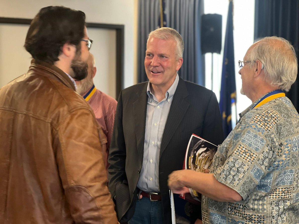SenDanSullivan's tweet image. I joined members of the Anchorage International Rotary Club this week to offer a deep dive on all of the positive provisions for Alaska in the recently-passed One Big Beautiful Bill. Thank you, Rotarians, for the invitation and for all you do for our community!