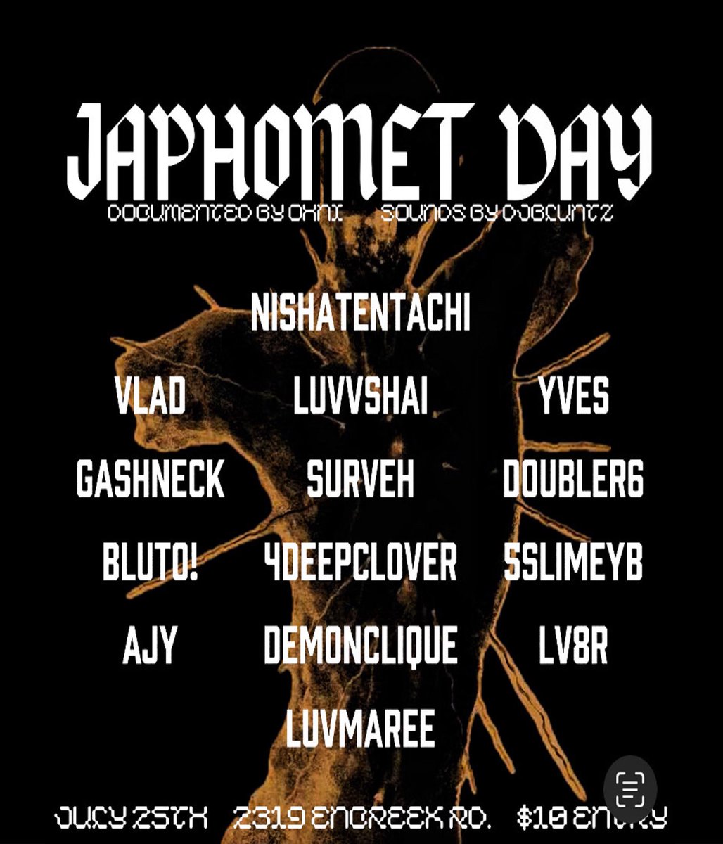  ohni (@kmlohni) on Twitter photo 7/25. 2319 ENCREEK RD. $10 ENTRY.
w/ <a href="/VLADKML/">VLAD</a> <a href="/WeLuvShaii/">Hi Im Shai</a> <a href="/baffrr/">Yves!</a> <a href="/gashneck/">gashneck</a> <a href="/survehh/">surveh</a> <a href="/lv8r777/">emperor elevator 🆙</a> <a href="/butterflybluntz/">DJBLUNTZ 💨🦋</a> and more <3 7/25. 2319 ENCREEK RD. $10 ENTRY.
w/ <a href="/VLADKML/">VLAD</a> <a href="/WeLuvShaii/">Hi Im Shai</a> <a href="/baffrr/">Yves!</a> <a href="/gashneck/">gashneck</a> <a href="/survehh/">surveh</a> <a href="/lv8r777/">emperor elevator 🆙</a> <a href="/butterflybluntz/">DJBLUNTZ 💨🦋</a> and more <3