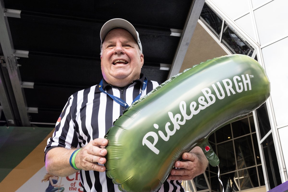 Our very own Frank from Weights and Measures brought his expert eye to the Picklesburgh Dill-Cathlon, judging pickle eating, bobbing, and even pickle juice drinking. You can always count on Weights and Measures to keep things fair and fraud free, even when pickles are involved.