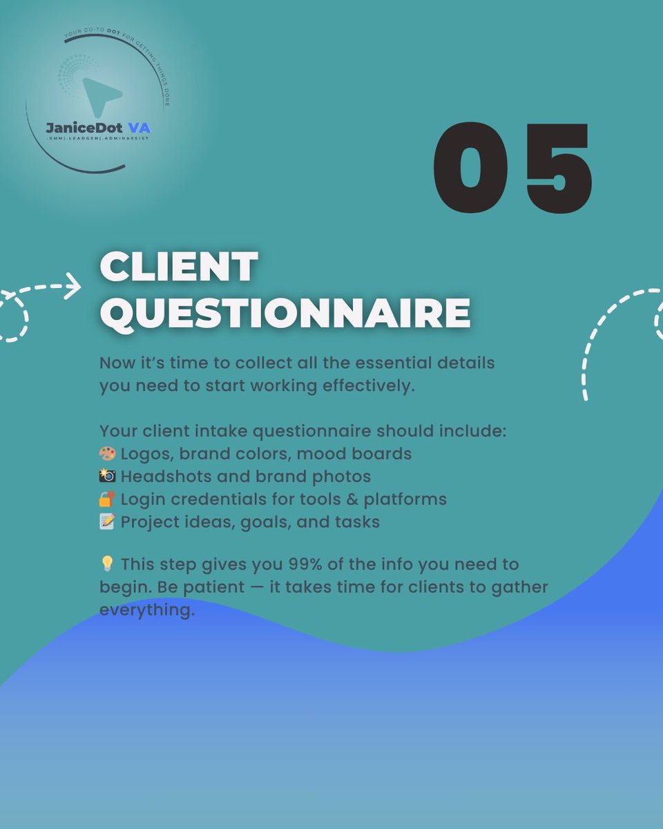 janicedotva's tweet image. Part 2 of How to Onboard Your First Client
#virtualassistantonboarding #clientprocess #vaworkflow #freelancertips #onlinebusinesssupport #janicedotva #ctto #virtualassistantph #onboardingprocess #stepbystep #clientacquisitiontips