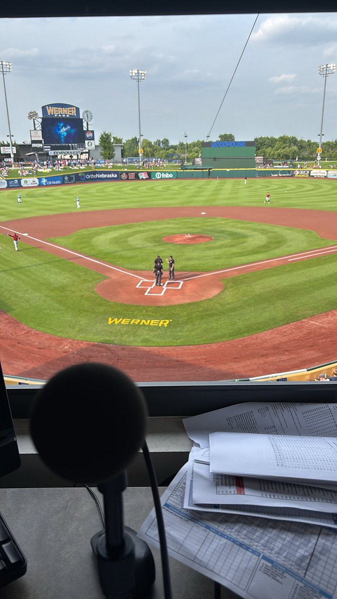 Nate Rohr (@rohrofthecrowd) on Twitter photo Looking live behind the PA Mic at Werner Park as the <a href="/OMAStormChasers/">Omaha Storm Chasers</a> face the <a href="/MudHens/">Toledo Mud Hens</a> ! #StirUpTheStorm Looking live behind the PA Mic at Werner Park as the <a href="/OMAStormChasers/">Omaha Storm Chasers</a> face the <a href="/MudHens/">Toledo Mud Hens</a> ! #StirUpTheStorm