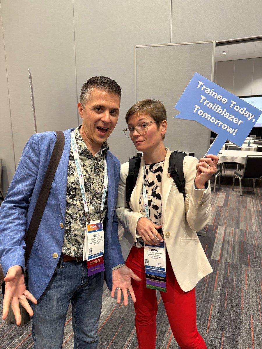 Endocrine News (@endocrine_news) on Twitter photo Co-chairs of <a href="/TheEndoSociety/">Endocrine Society</a> TCDCC, Matthew Sikora, PhD, and Inga Harbuz-Miller, MD, actively recruiting the next generation of endocrinologists at #ENDO2025 Co-chairs of <a href="/TheEndoSociety/">Endocrine Society</a> TCDCC, Matthew Sikora, PhD, and Inga Harbuz-Miller, MD, actively recruiting the next generation of endocrinologists at #ENDO2025