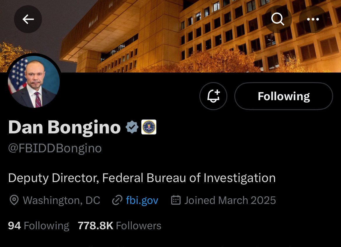 🪶Native Patriot 🇺🇸 (@lanativepatriot) on Twitter photo Rumors have it that <a href="/FBIDDBongino/">Dan Bongino</a> might resign over this whole Epstein debacle
I implore you Dan, do not quit. Instead focus on dismantling the institutions from the inside.
That’s what we originally wanted anyhow. Rumors have it that <a href="/FBIDDBongino/">Dan Bongino</a> might resign over this whole Epstein debacle
I implore you Dan, do not quit. Instead focus on dismantling the institutions from the inside.
That’s what we originally wanted anyhow.