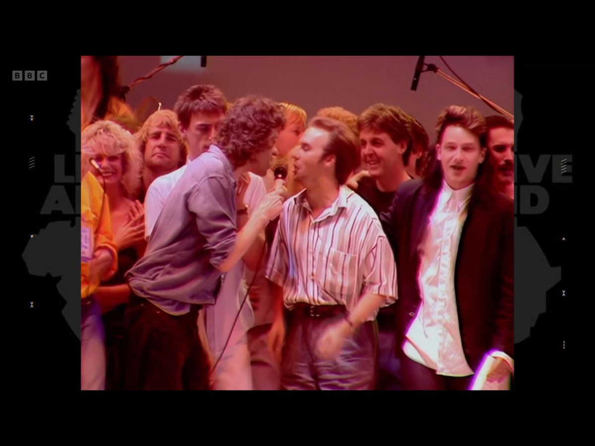 KDCunliffe's tweet image. Bravo Bob Geldof and Midge Ure.
What you achieved was incredible.
#liveaid #liveaidat40 #liveaid40 #bobgeldof #midgeure