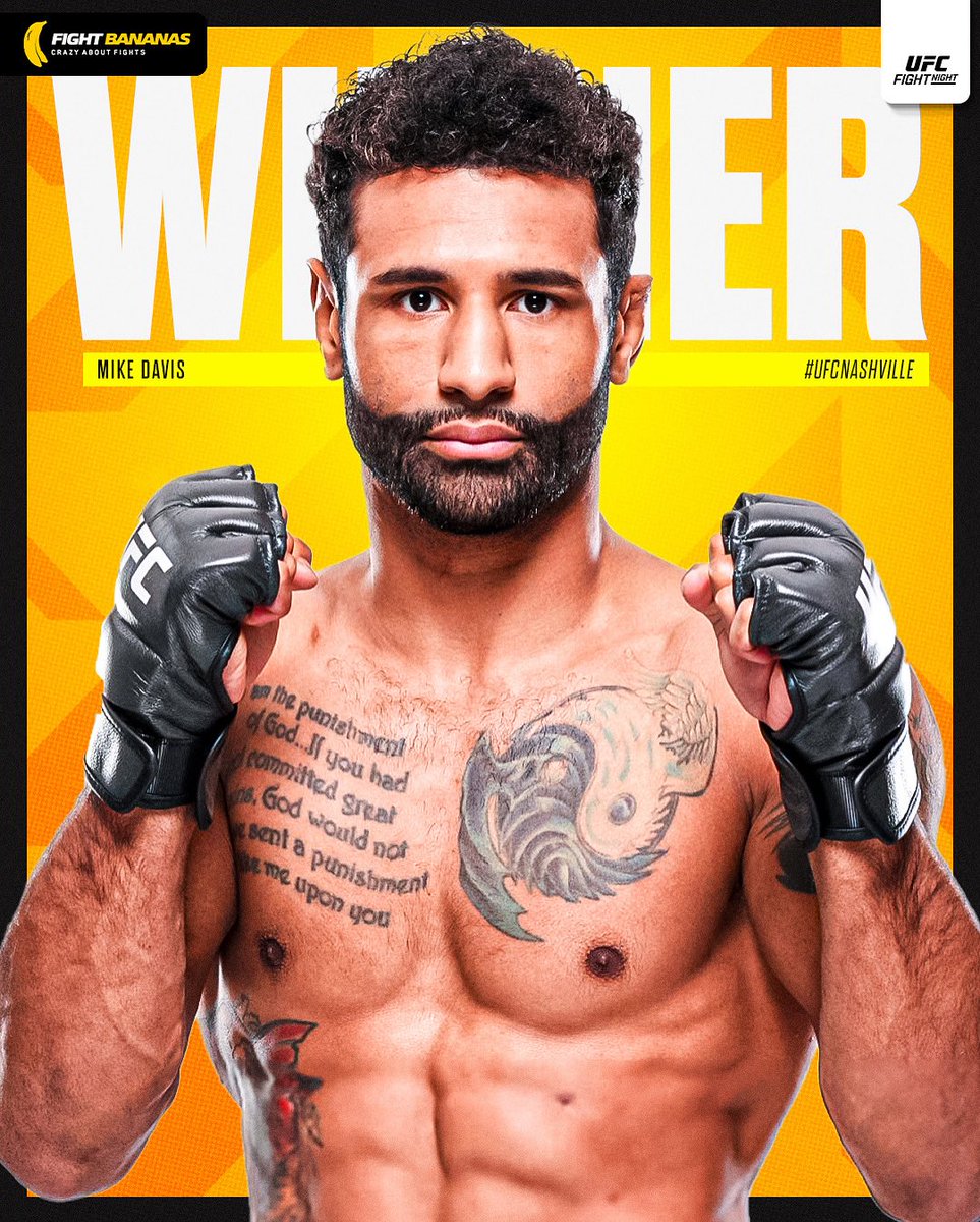 <a href="/MikeDavisMMA/">Mike “Beast Boy” Davis</a> Wins at #UFCNashville via 2nd round TKO 🙌