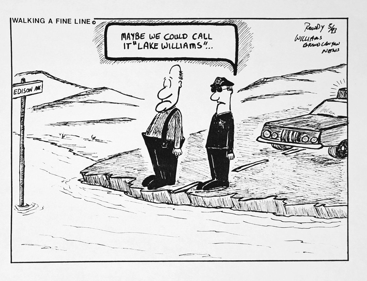 #rowdywalkercartoons #editorialcartoons #vintagecartoons #editorialcartoonist #williamsgrandcanyonnews