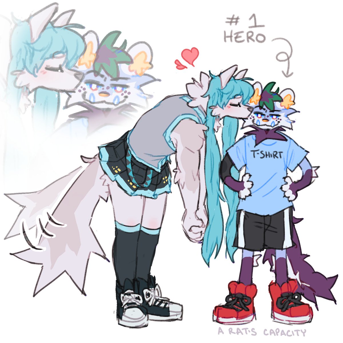 aratscapacity's tweet image. me and my bfs first irl cosplays from anime expo last week. just know that i won