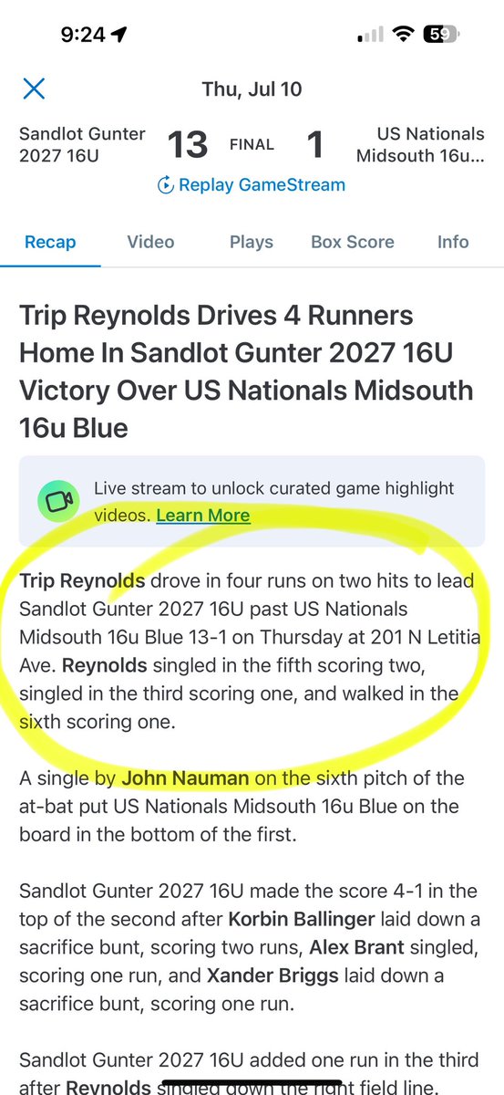 Trip Reynolds tweet media