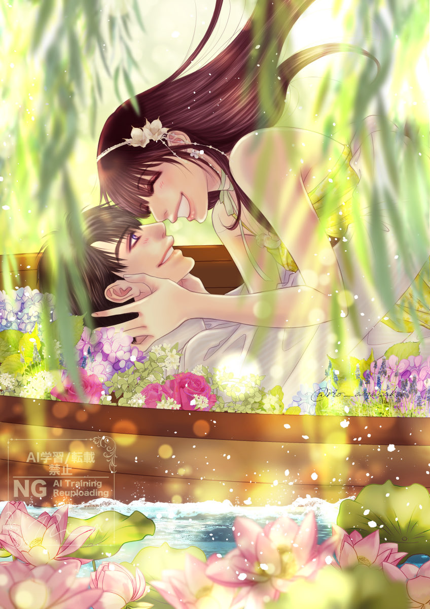 お花思念のときのマヒ主イラストと漫画🌸
「犬になっちゃうよ!」が、日本風に「泥棒の始まりだよ!」だったら、というユウキさん@yuukiaods のアイデアから💖
#恋と深空二次創作
#マヒ主