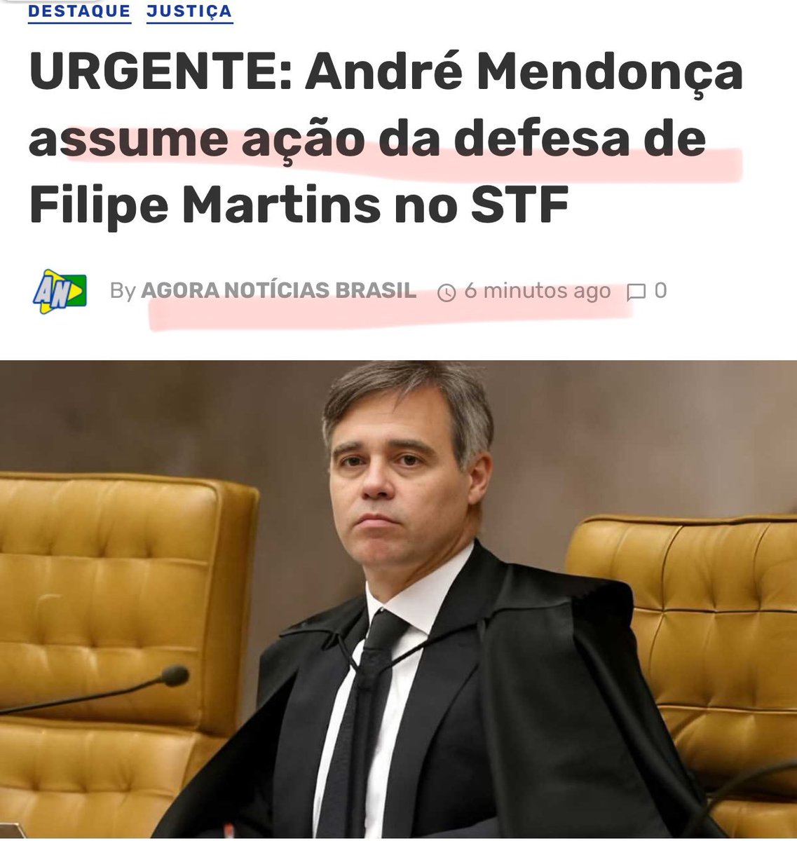 Não foi "sorteio".
Colocaram nas mãos do André Mendonça.
Os togados sentiram o poder dos Estados Unidos.
Lei Magnitsky à esposa e filhos fez eles recuarem.