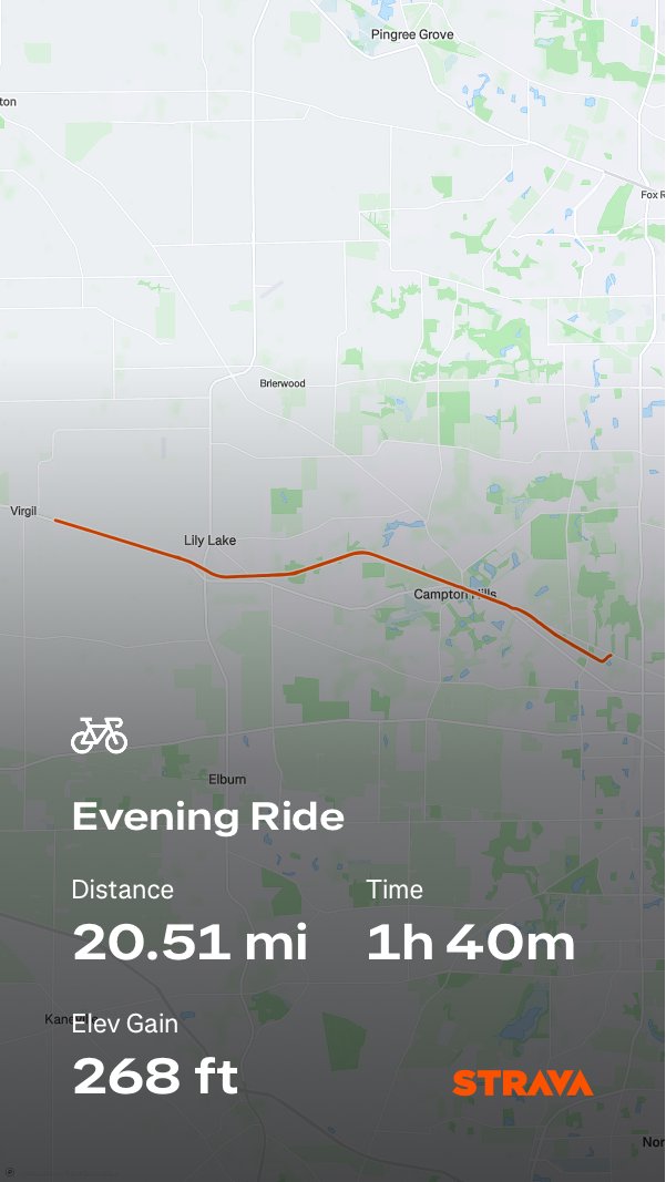 flickyournic's tweet image. First 20 mile ride in years.
It’s really nice living right next to a trail.