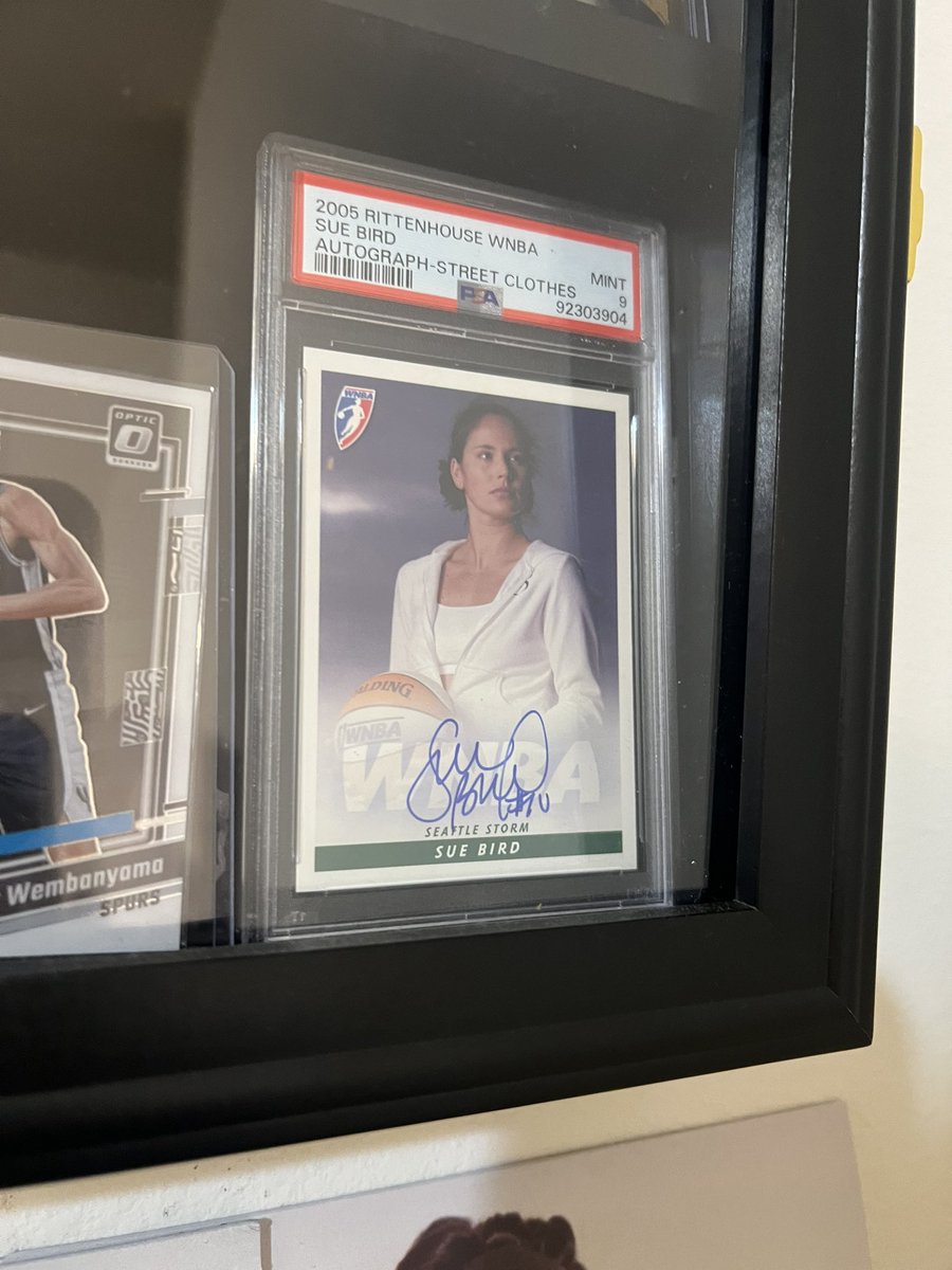 added possibly the most insane card ever made to my wnba collection today
