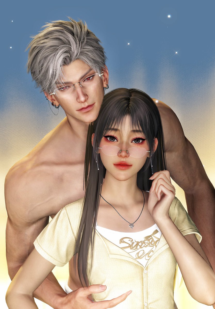 at home with my husband 💛