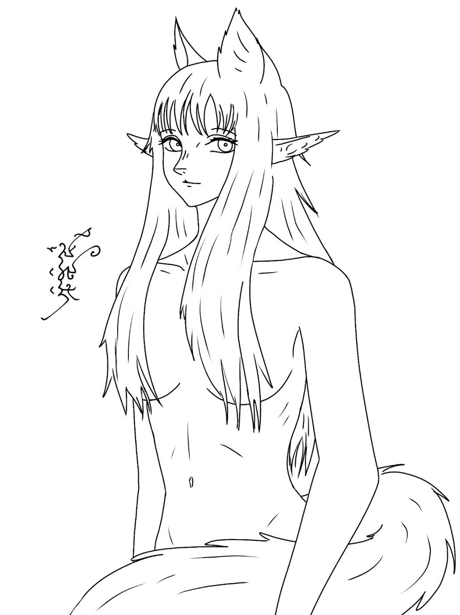 Ramza_writing's tweet image. ケモノさん🐱
 #イラスト