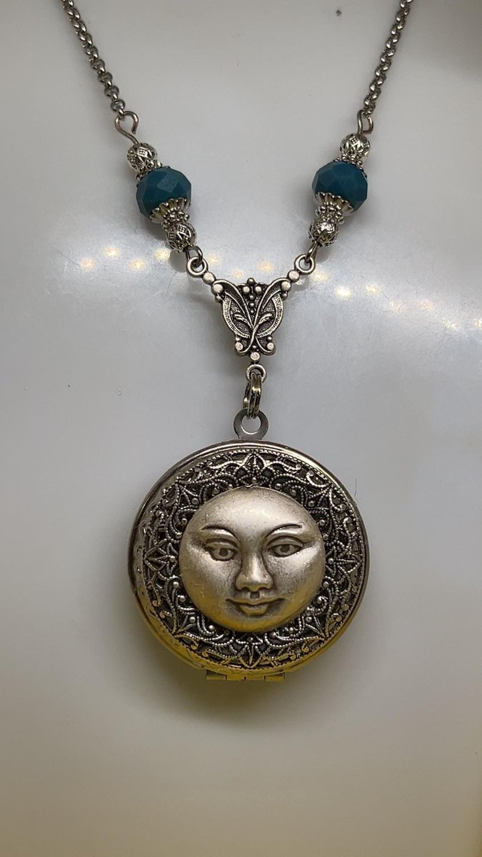 Full moon Photo locket necklace with beads,  $34.50.                witchywoman.etsy.com/listing/181360…    💎💍💎 #etsy #etsyseller #shop #shopping #shopsmall #moon #handmade #etsyfinds #etsyshop #women #gifts #giftforher #gift #starseller #giftforwife  #womensupportingwomen 💎💍💎