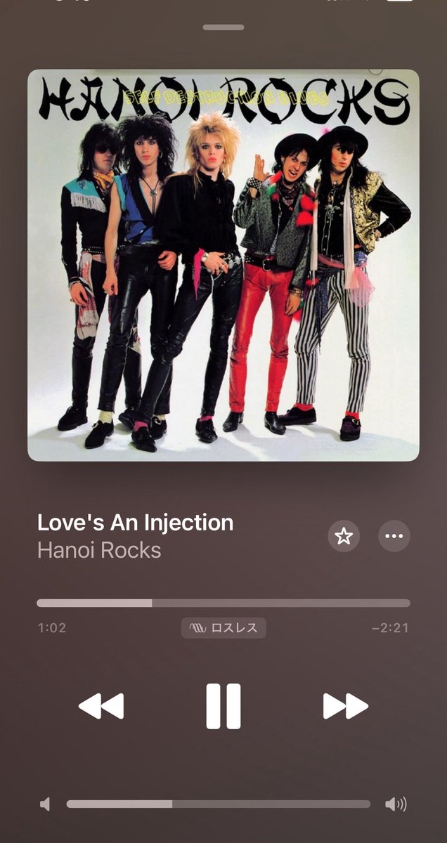 BobbyGGGGG's tweet photo. おはようございます😃
今朝の一枚。
久々に投稿。
#NowPIaying 
#HanoiRocks https://t.co/KHd7BmWlV0