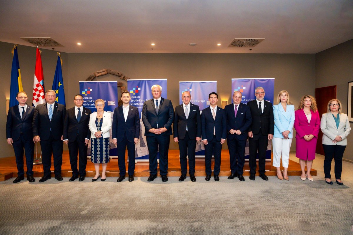 Deputy Foreign Minister and Director for EU Affairs Ambassador Mehmet Kemal Bozay, participated in the Ministerial Meeting of the Ukraine-Southeast Europe Summit held in Dubrovnik.