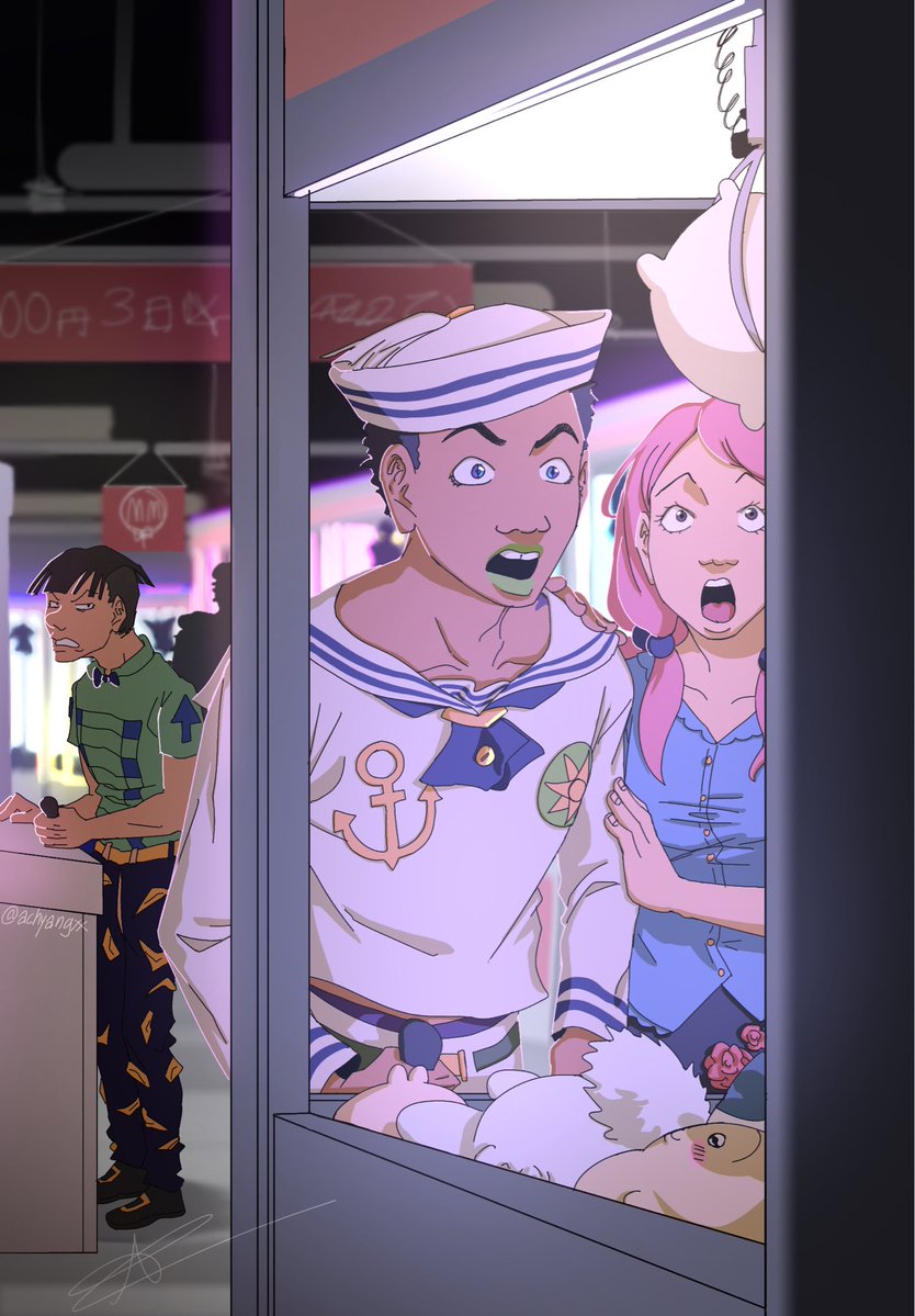 achyangxx's tweet image. they’ve wasted over 30$ on getting the single plush #jojolion #yasugap