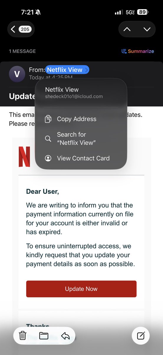 TechExamined's tweet image. Bro still hard at work from home trying to get his work done @netflix only one issue.. I pay Netflix through my TMobile account.. Oops… don’t fall for these scams