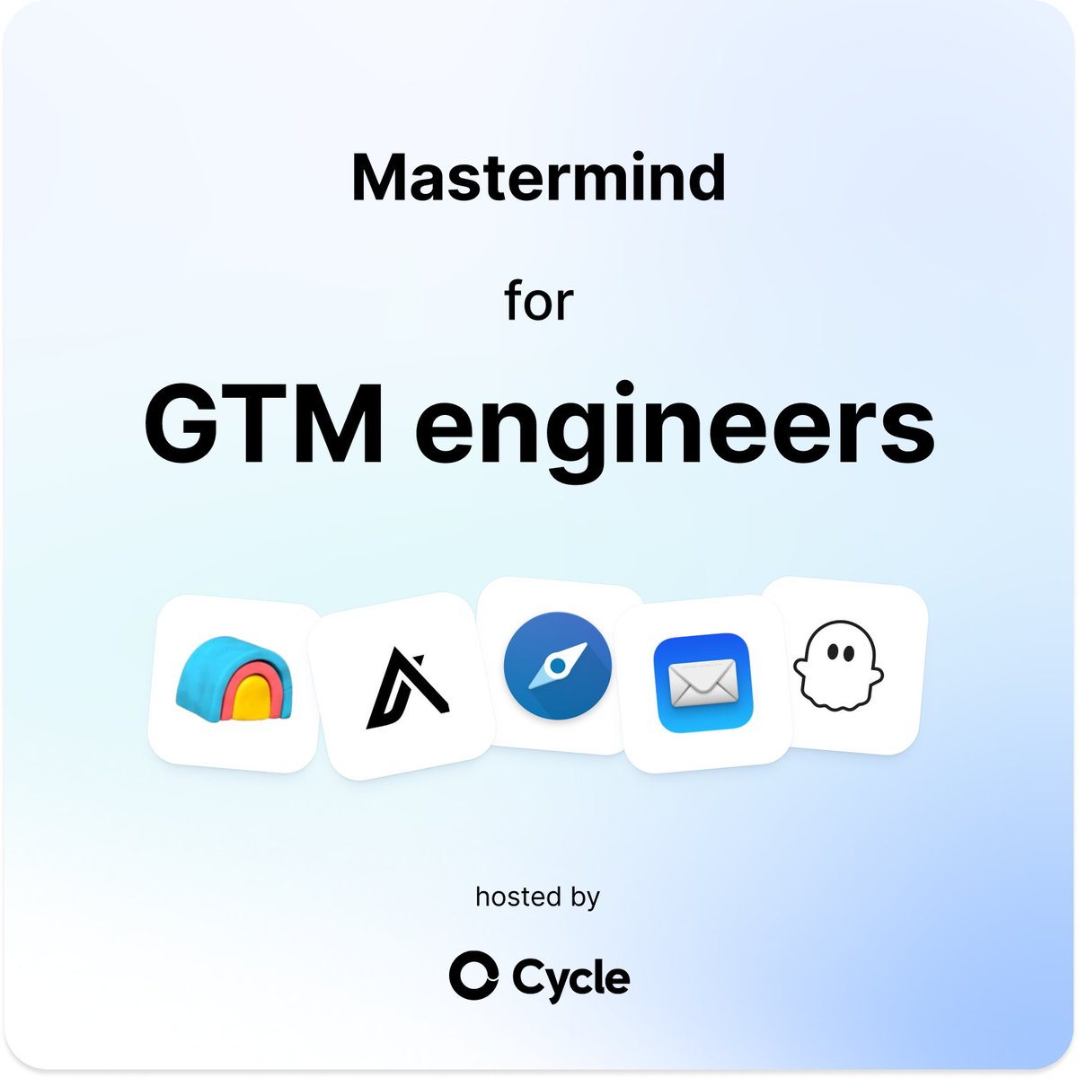 We're hosting an in-person (SF) GTM mastermind session next Thursday. 

Open discussions on GTM strategies, tactics and playbooks that worked, or didn't.

Limiting to 15 ppl. max

lu.ma/h2zgdu27