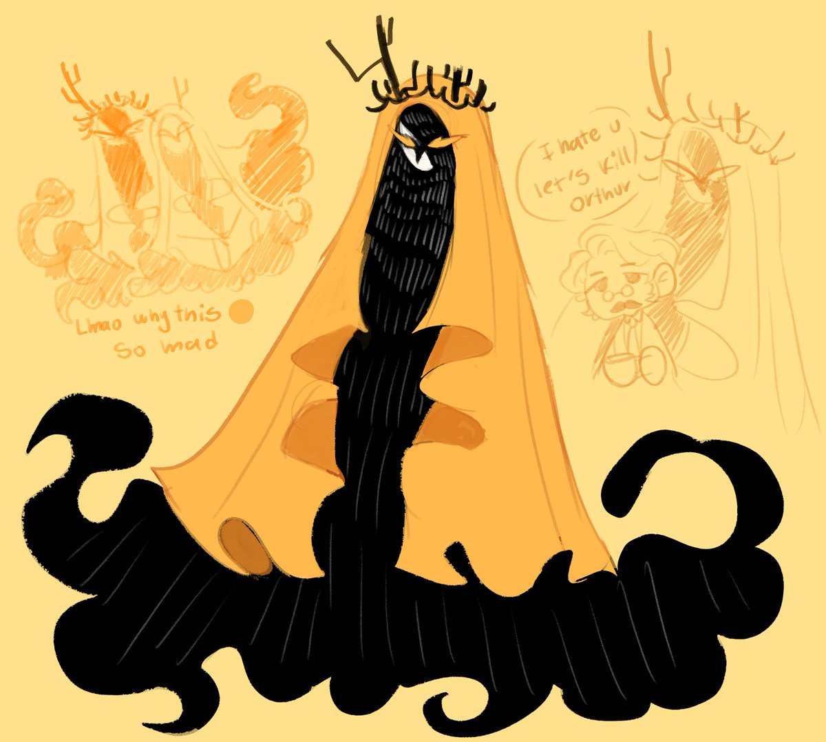 #Malevolent #MalevolentPodcast
Realized i've never drawn Yellow before