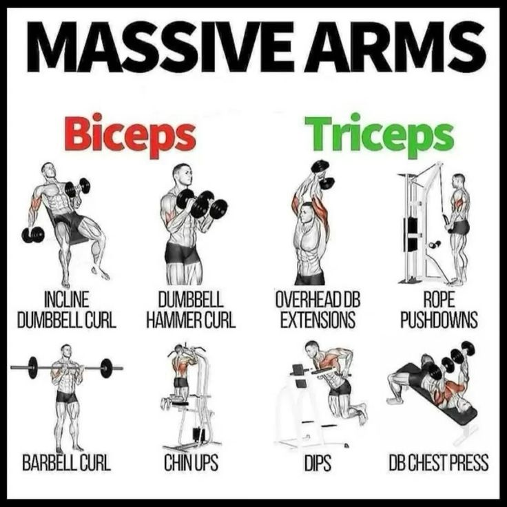 Get Massive Arms by doing these Biceps and  Triceps Workouts
