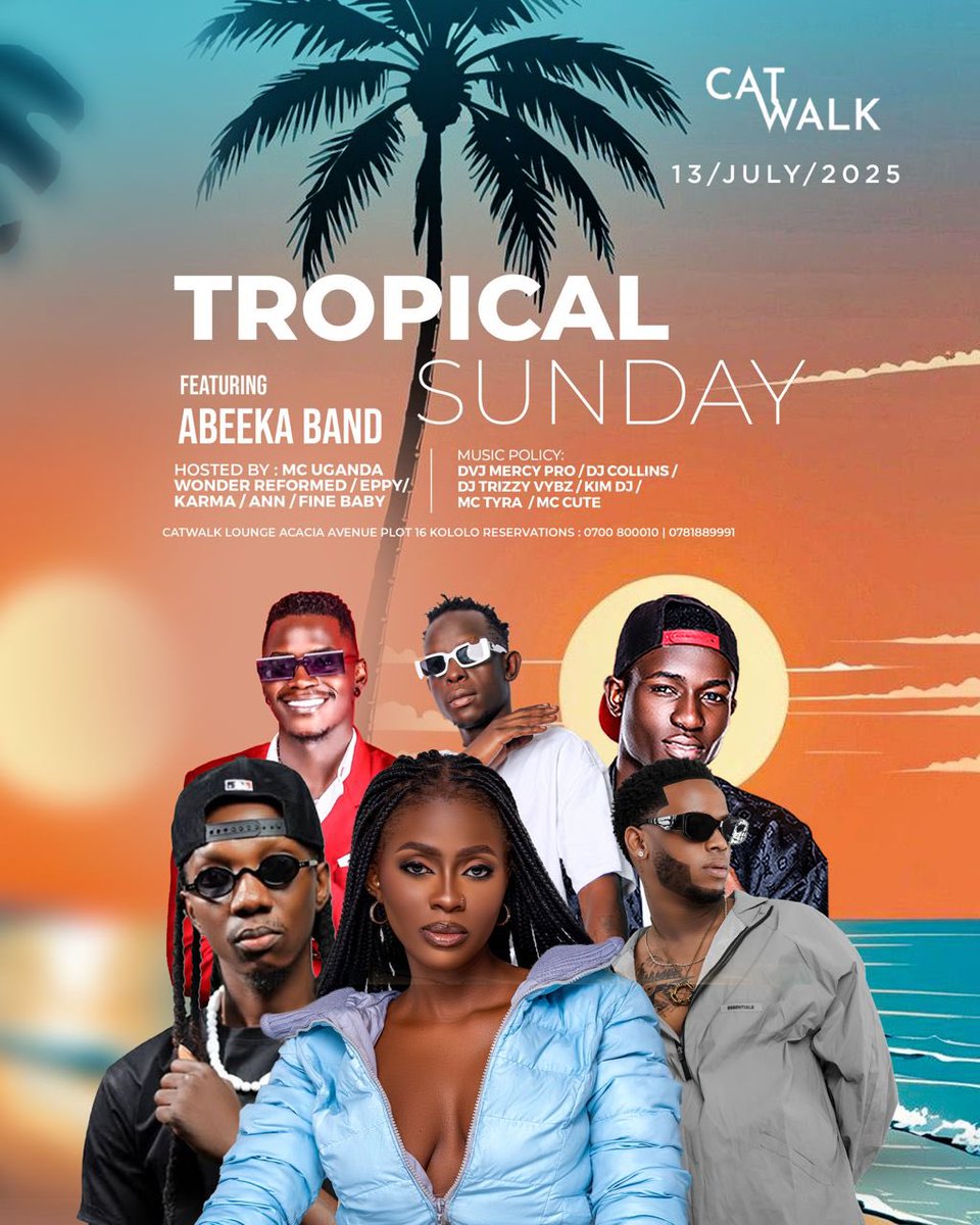 CatwalkKla's tweet image. Tropical Sunday bottle down with your friends Bea be live with @abeekaband @dvjmercypro @djay_trizzy_vybz @djkymlazer @collindj._ @mccute94 @ester_tyra it’s the best party night don’t miss be there