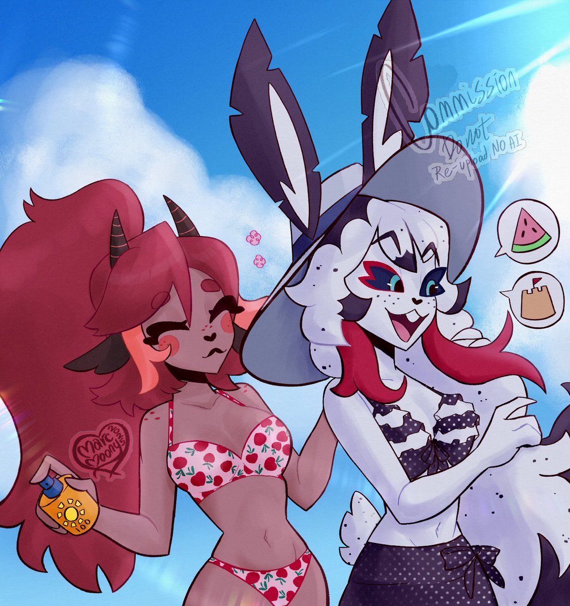 MarcMoony's tweet photo. Summer Vacay~ ☀️

#oc #commission https://t.co/RYD725OpvC