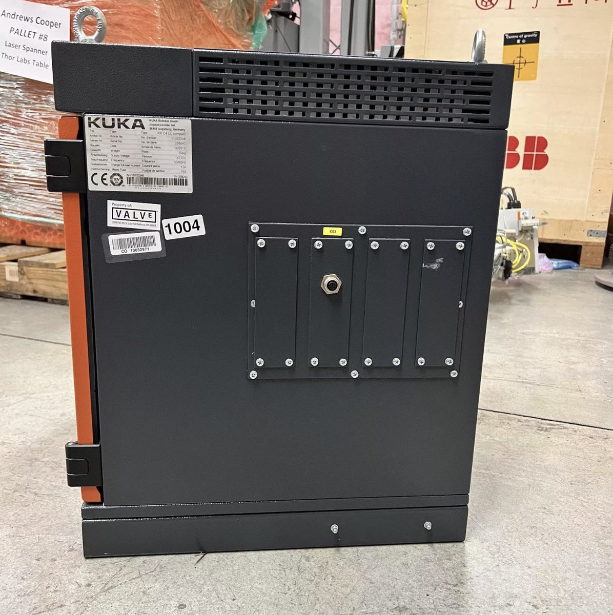 SadlyItsBradley's tweet image. Industrial Robotic equipment that Valve used to manufacture the SteamVR 2.0 base stations are being sold on eBay
ebay.us/m/OQRd2C
