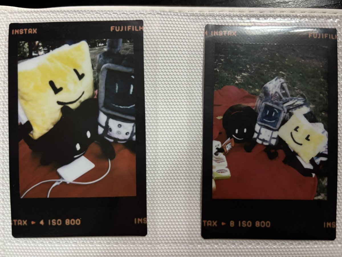 Krutonsss's tweet image. film pictures of the plushies