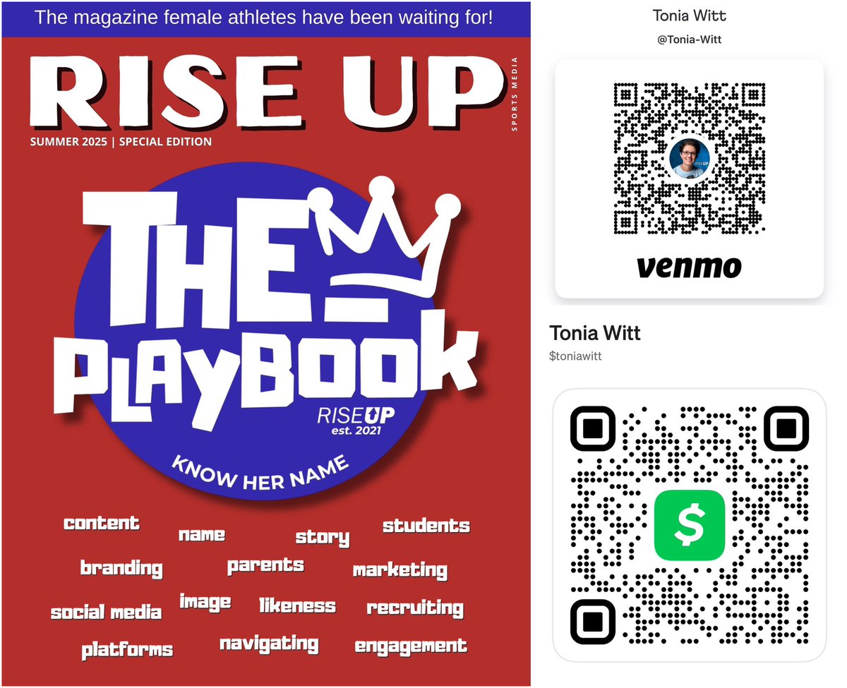Rise Up Sports Media (@riseupsports1) on Twitter photo We ๐๐๐๐'๐ charging for this digital contentโbecause access matters. But if you're able, we invite you to consider making a contribution (any amount) to support our mission and help us continue highlighting and uplifting female athletes.
๐ฅ๐ถ๐๐ฒ ๐จ๐ฝ ๐ฆ๐ฝ๐ผ๐ฟ๐๐ We ๐๐๐๐'๐ charging for this digital contentโbecause access matters. But if you're able, we invite you to consider making a contribution (any amount) to support our mission and help us continue highlighting and uplifting female athletes.
๐ฅ๐ถ๐๐ฒ ๐จ๐ฝ ๐ฆ๐ฝ๐ผ๐ฟ๐๐