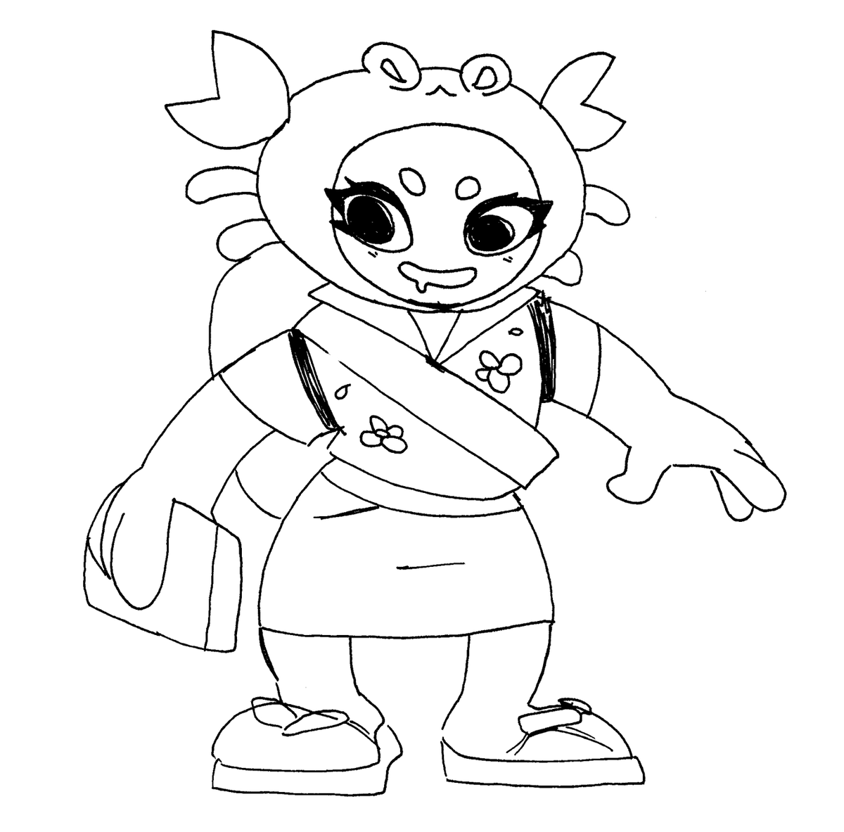 Stupid creature (affectionate)
Warm up doodle