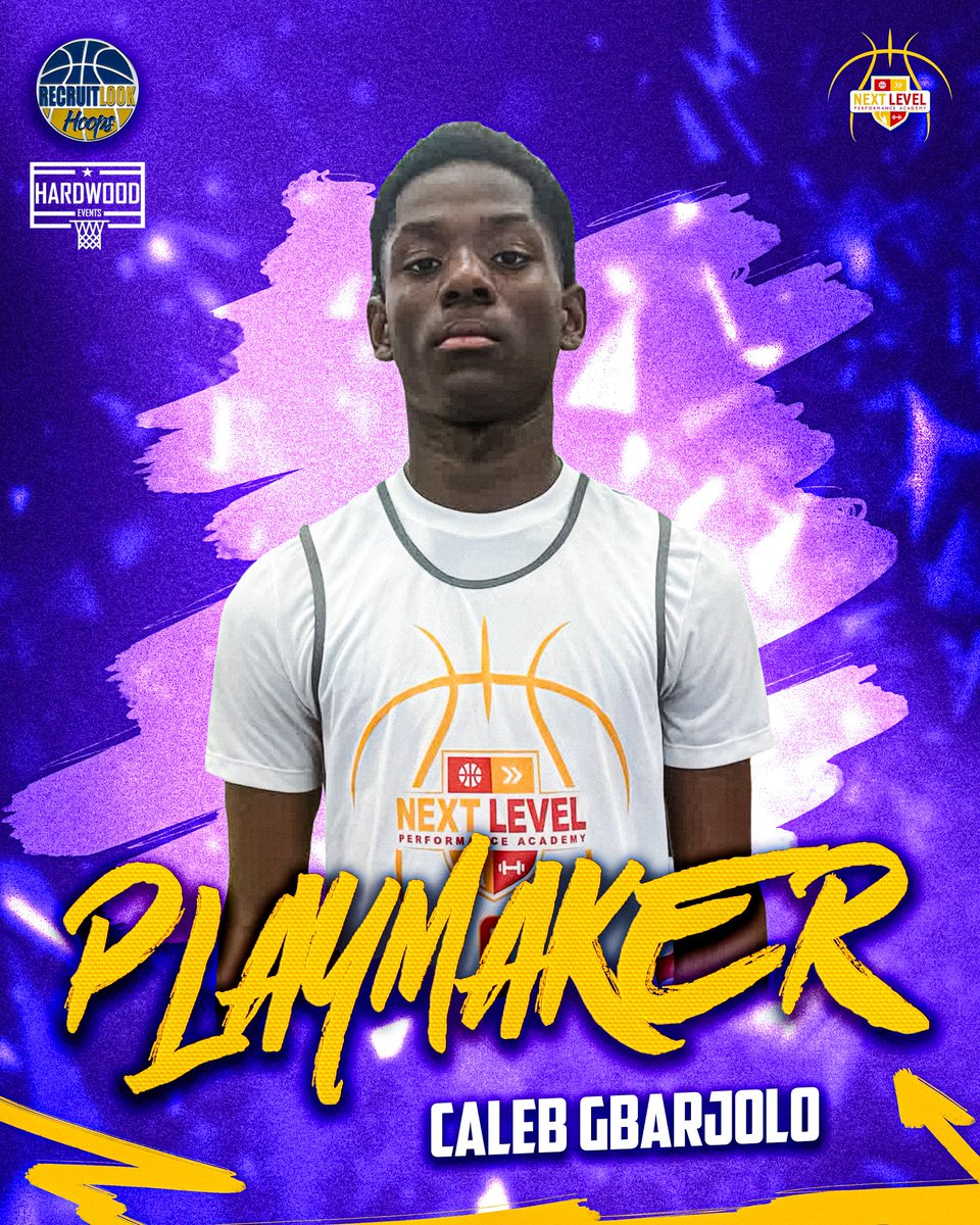 2026 | Caleb Gbarjolo | #RLHoops

✅ He is a floor general 
✅ Knows where teammates need to be
✅ Can score in bunches 
✅ He is always posed