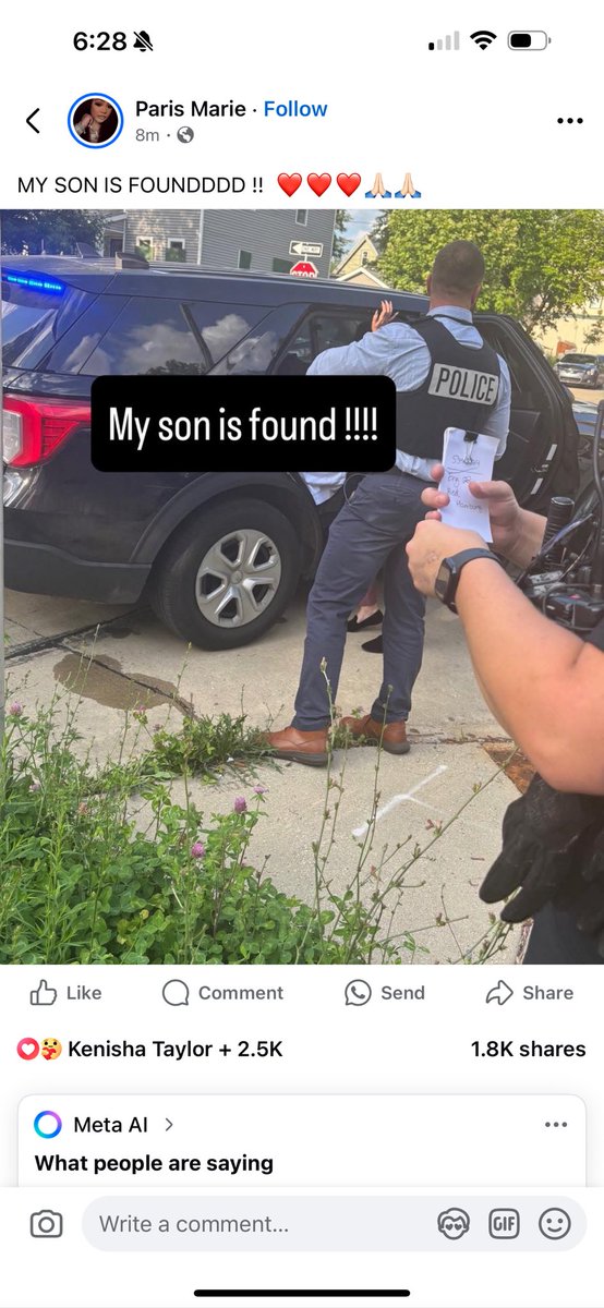 They found Jamal White safe &amp; Unharmed! 🙏🏼🙏🏼 something good out of this fucked up ass two days! 🥲 love on yall kids, pray over them, and hold them as tight as yall can! It literally can be anybody! The kids not off limits anymore. 💔💔
