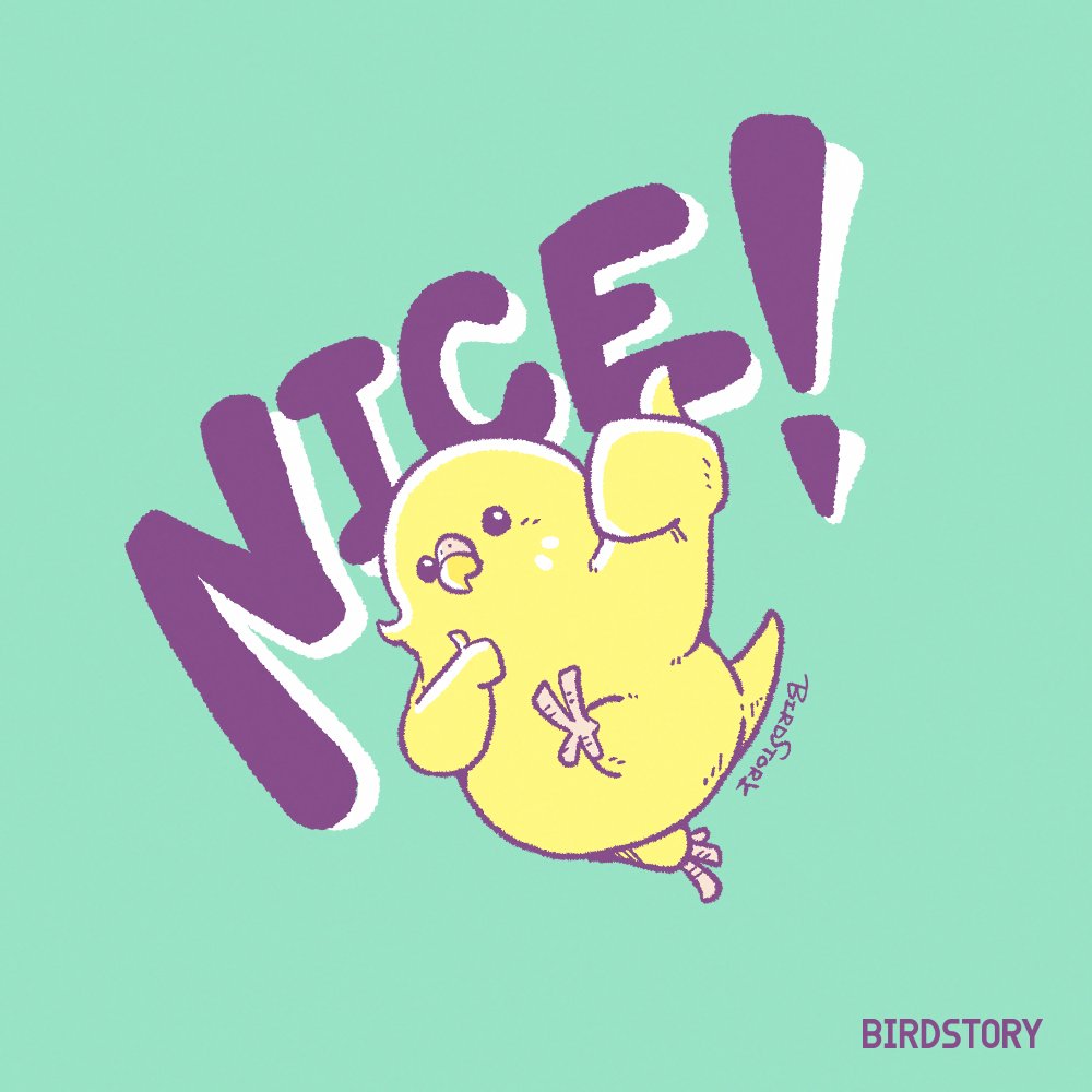 Birdstory_pic's tweet image. おはようございます。
本日は7月13日。
語呂合わせから、ナイスの日とのことです🐣
#BIRDSTORY
#ナイスの日