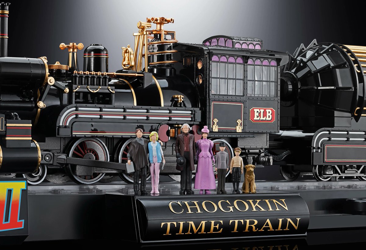 BacktotheFuture's tweet image. Available for pre-order: Back to the Future Part III Chogokin Time Train! backtothefuture.store/products/back-…