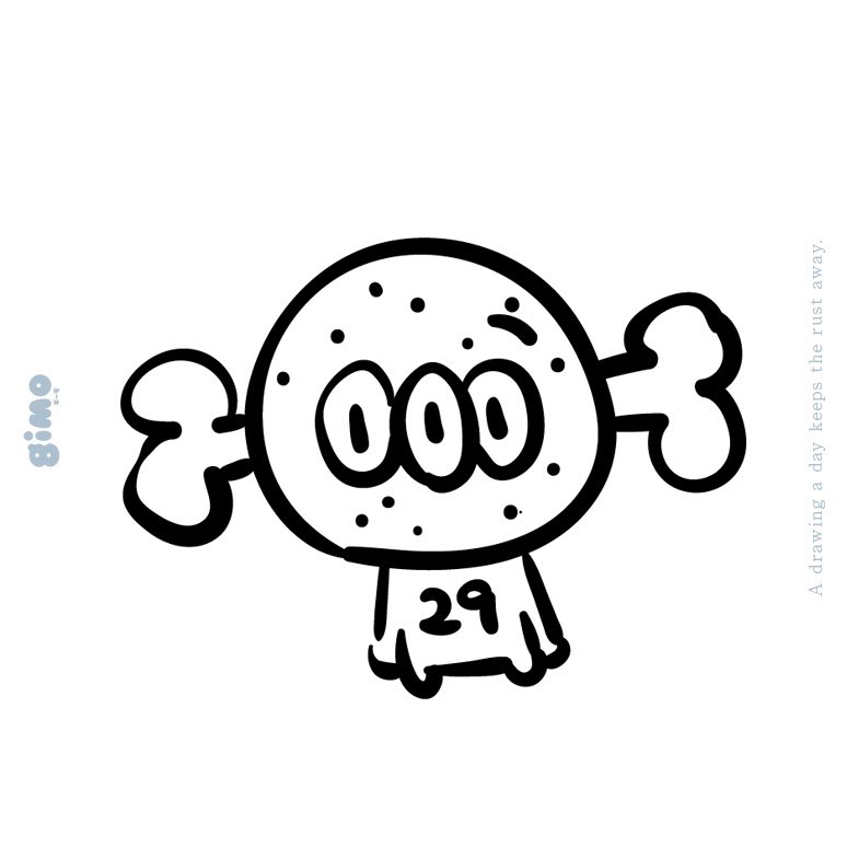 🍉iPad&amp;プロクリ3日目🍉
濃い線だとこんな感じなのね✨
ささっと描けるの気持ちい〜😙