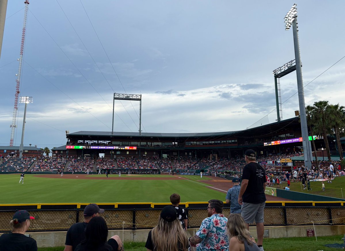 Thanks for sticking out the weather delay, great crowd on hand tonight!