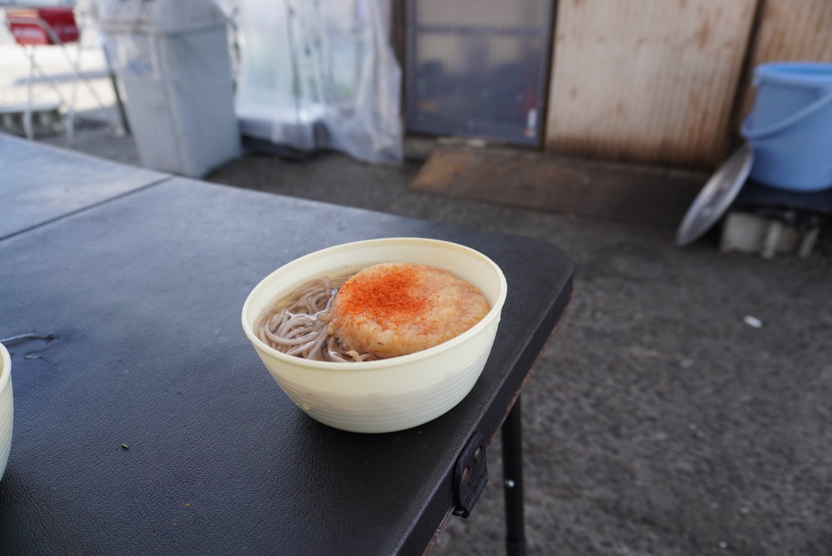 蕎麦で始まる朝