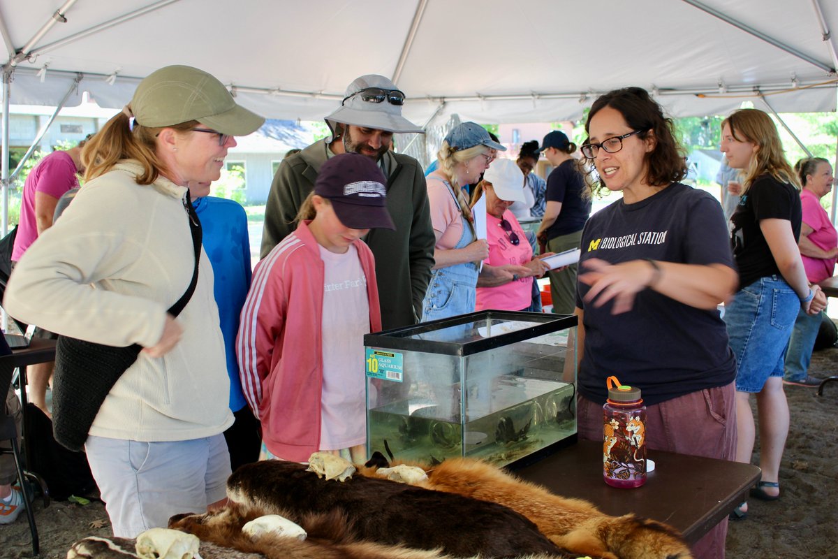 UMBS's tweet image. SUNDAY: If you&apos;re in northern Michigan this weekend, consider stopping by the @UMich Biological Station for our Open House from 11:30 a.m. to 2 p.m. Sunday, July 13. The free, public event is kid friendly. myumi.ch/JPEAg