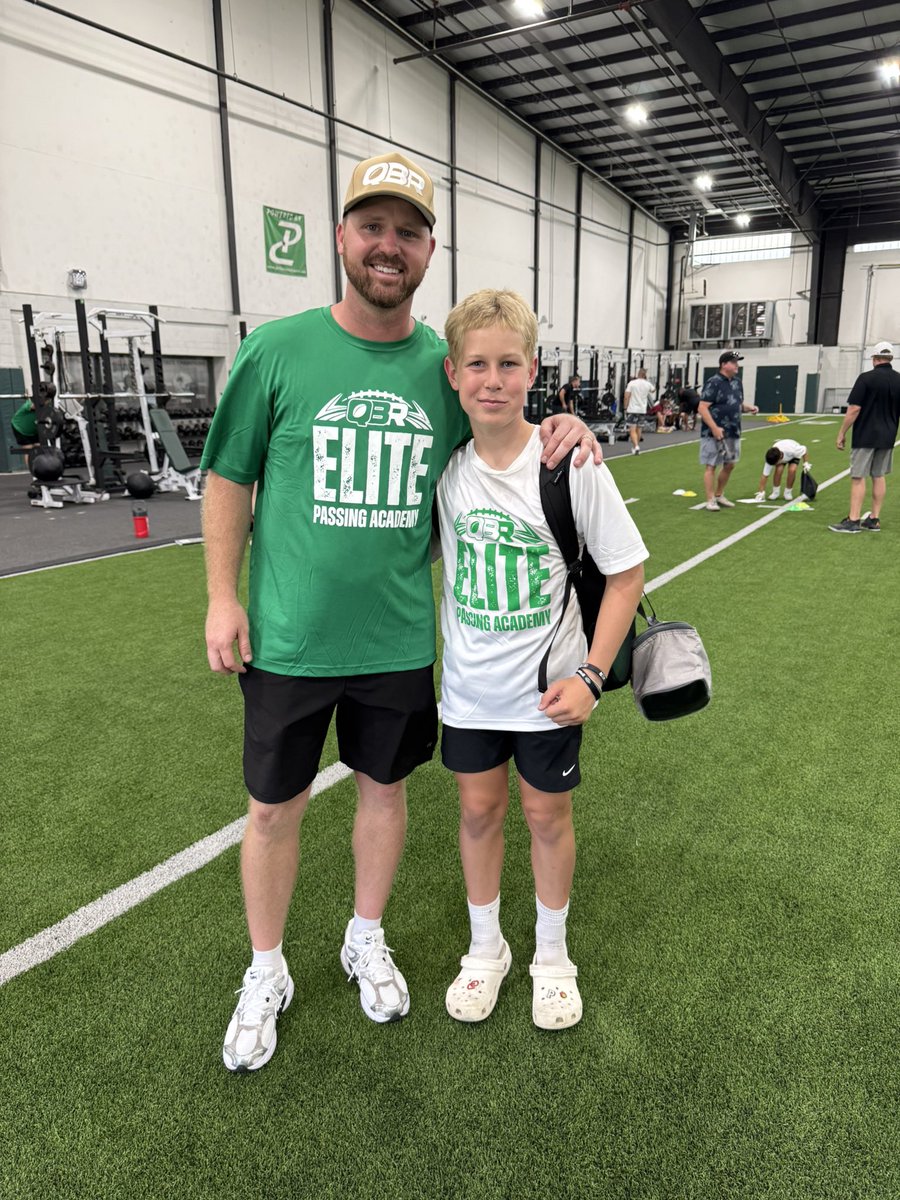 Had great camp at the <a href="/QB_Ranch/">QBR</a> Elite Passing Academy. Thanks so much to the coaches for an incredible experience. Can’t wait for the next camp. 
<a href="/leopardfootball/">LOJO Football</a>