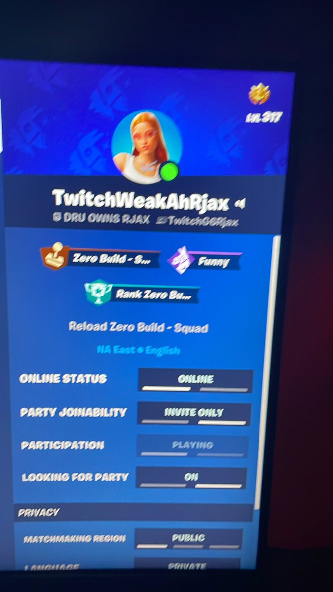 got my account reported by so many twitch partners and fortnite partners and I haven’t got banned yea, reporting me is really pathetic 💀⁉️ I got the worst rapper <a href="/RapperTTV/">Ghost Rapper</a> reporting me and <a href="/KiroStreams/">2AM Kiro</a> the guy who is really depressed reporting me and I’m not banned, your sad…