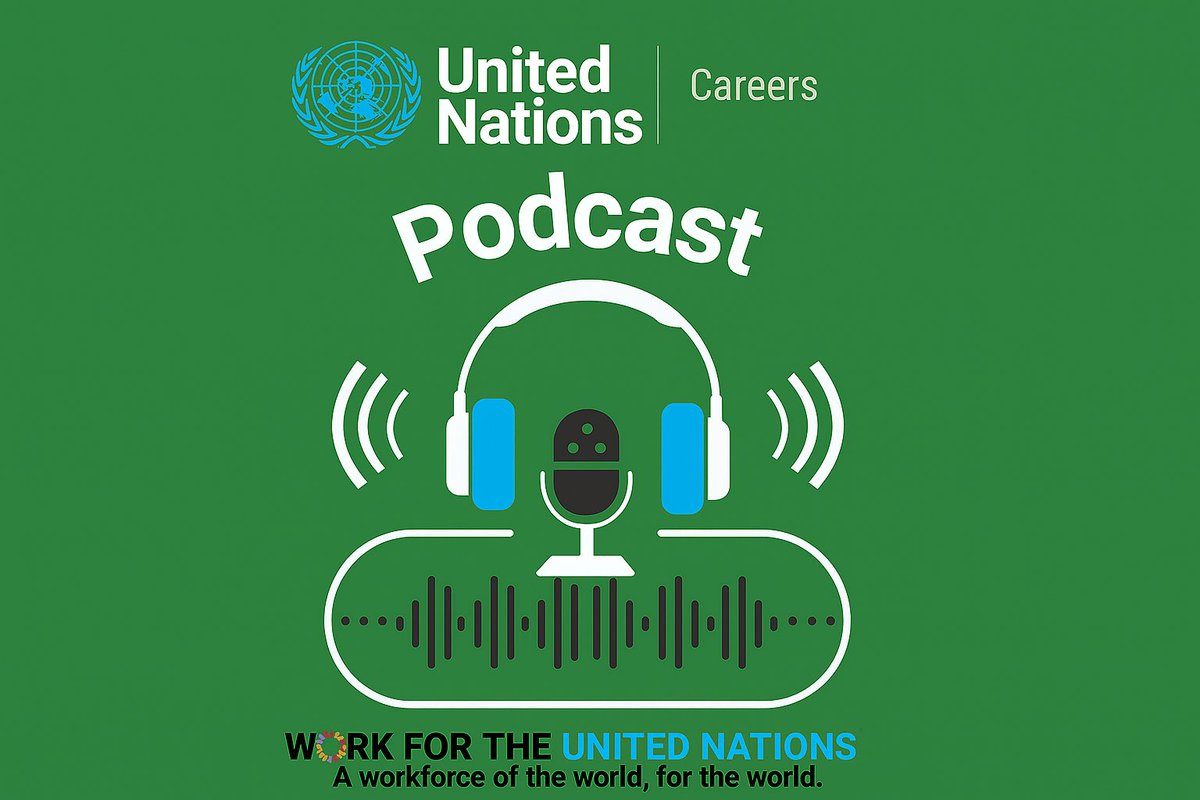 🤔Ever wondered what it’s like to work for the UN? 🌍
📢Hear it straight from our staff — from HQ to the field.

🎧 Tune in to the UN Careers Podcast and get inspired: spoti.fi/3FbcrCK 

#UNCareers #UNPodcast #WorkForTheUN #InsideTheUN