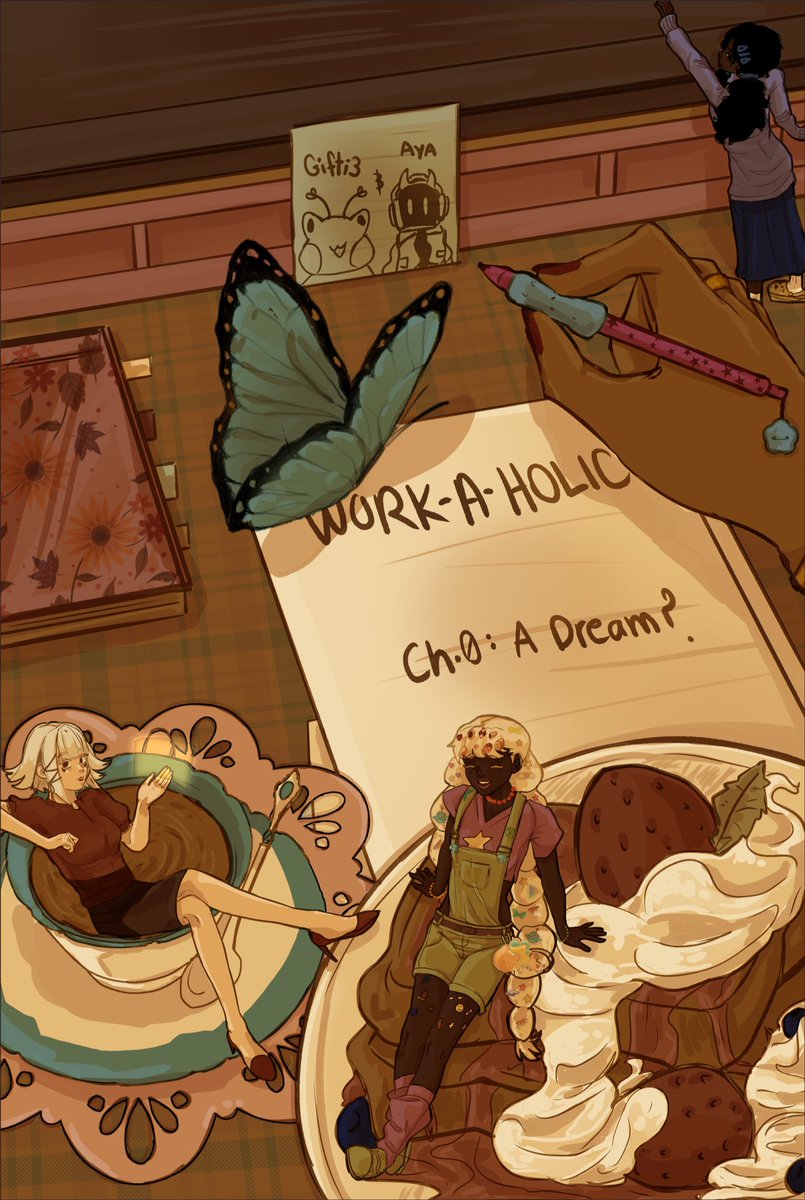 work_A_H0LIC's tweet photo. #workAH0LIC Comic Chapter 0:

A Dream…? 🦋 (1/35) https://t.co/7ValTPkeo8