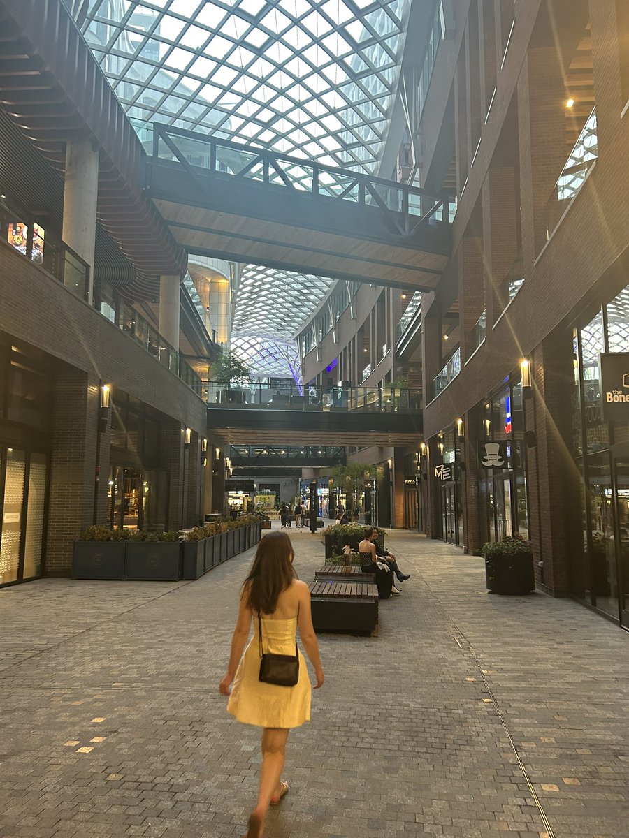 BenWoodfinden's tweet image. Finally had a chance to visit The Well in Toronto and it really is a great example of good urbanism like others have said. Very walkable and good mixed use, pleasant mid-century modern vibes, and all year round use possible. More of this please.