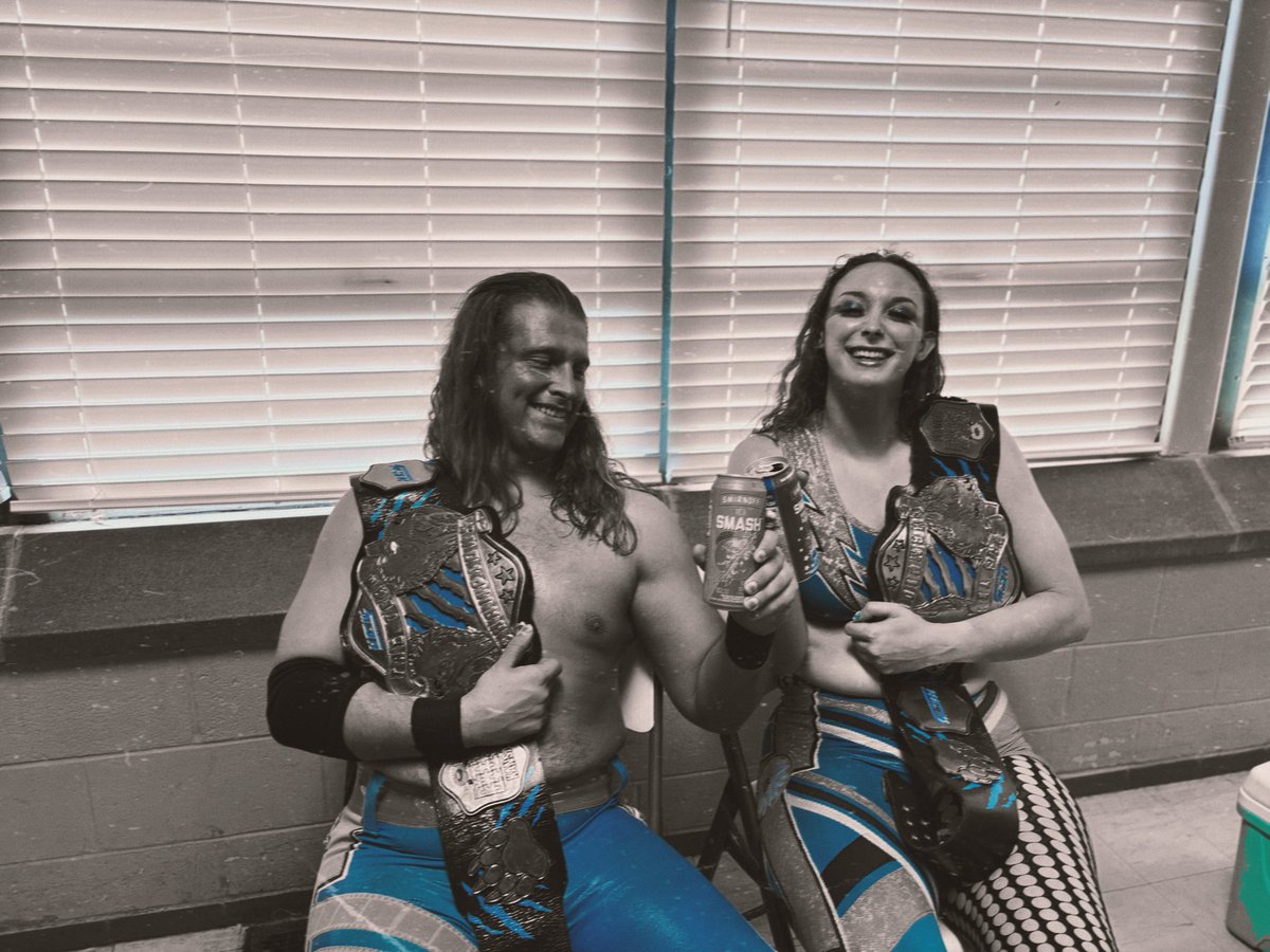 The Spotlight ⭐️ (@loganknightpro) on Twitter photo I won’t get too sappy because we all know I’d love to,l
OF are not only your first intergender tag team to hold gold in <a href="/HCWLive23/">Heartland Championship Wrestling</a>. We’re the first team to do so in all of Kansas history
Thank god for letting me do this with my bestfriend #history I won’t get too sappy because we all know I’d love to,l
OF are not only your first intergender tag team to hold gold in <a href="/HCWLive23/">Heartland Championship Wrestling</a>. We’re the first team to do so in all of Kansas history
Thank god for letting me do this with my bestfriend #history