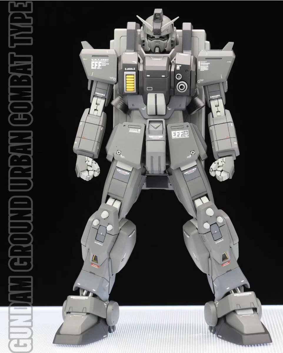 GENNAI_WORKS's tweet image. #はいいろーいプラモ上げまへんか
MGを改修した市街地戦用です。
バックパックと胸部は交換可能。