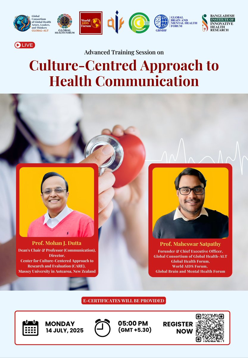 GHFGlobalHealth's tweet photo. Registration is FREE for the Advanced Training.
We look forward to hosting you on the stage of the Global Health Forum. 
Fill: https://t.co/1BLKyryYys
#CFP #India #Communication #GlobalHealth #Data #SDGs #PublicHealth #Health 
 #Africa #PublicPolicy https://t.co/6dhv31evVL